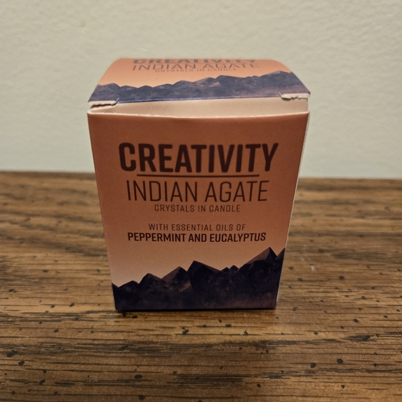 Other - Creativity Indian Agate Candle with Essential Oils
